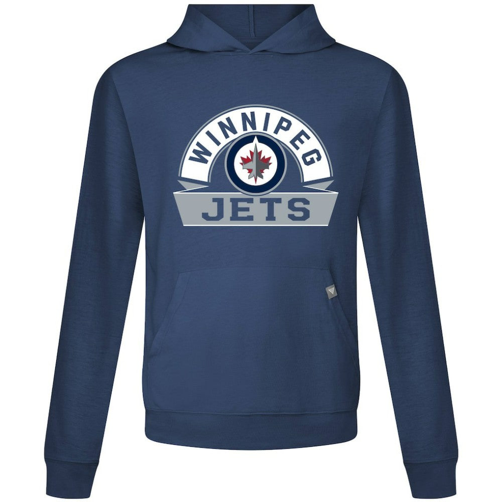 Winnipeg Jets Levelwear Relay Banner Arch Pullover Hoodie -  NHL Hoodies