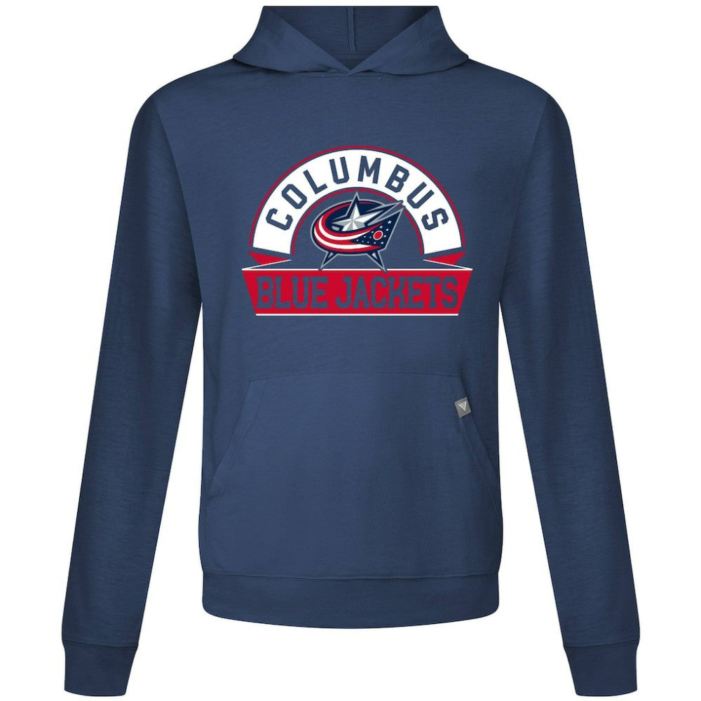 Columbus Blue Jackets Levelwear Relay Banner Arch Pullover Hoodie -  NHL Hoodies