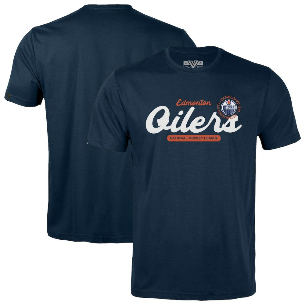 Edmonton Oilers Levelwear Youth Little Richmond Monument T-Shirt -  NHL T-shirts