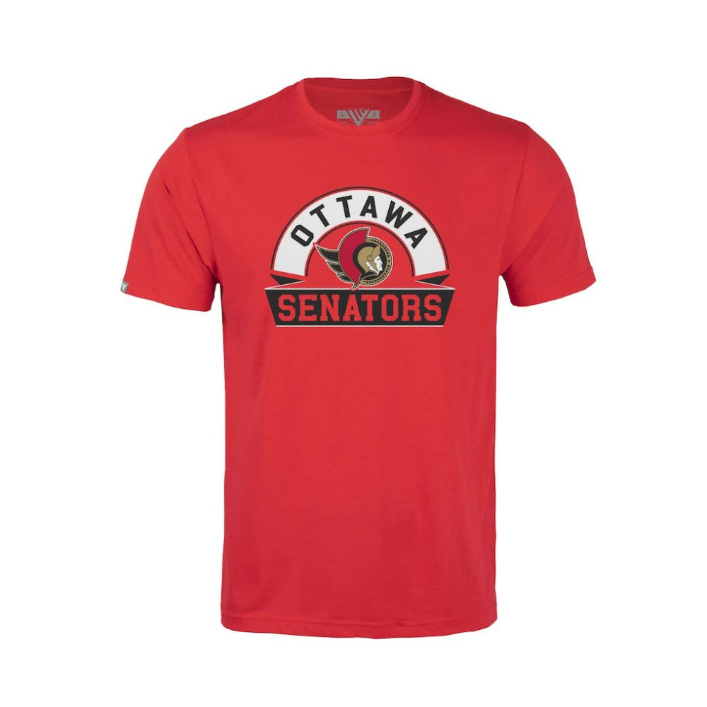 Ottawa Senators Levelwear Youth Little Richmond Banner Arch T-Shirt -  NHL T-shirts