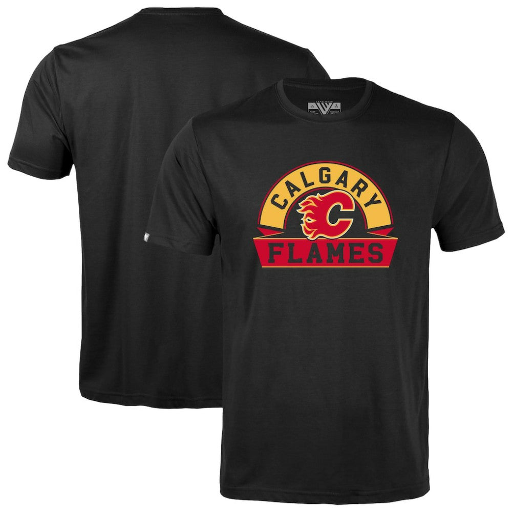 Calgary Flames Levelwear Youth Little Richmond Banner Arch T-Shirt -  NHL T-shirts