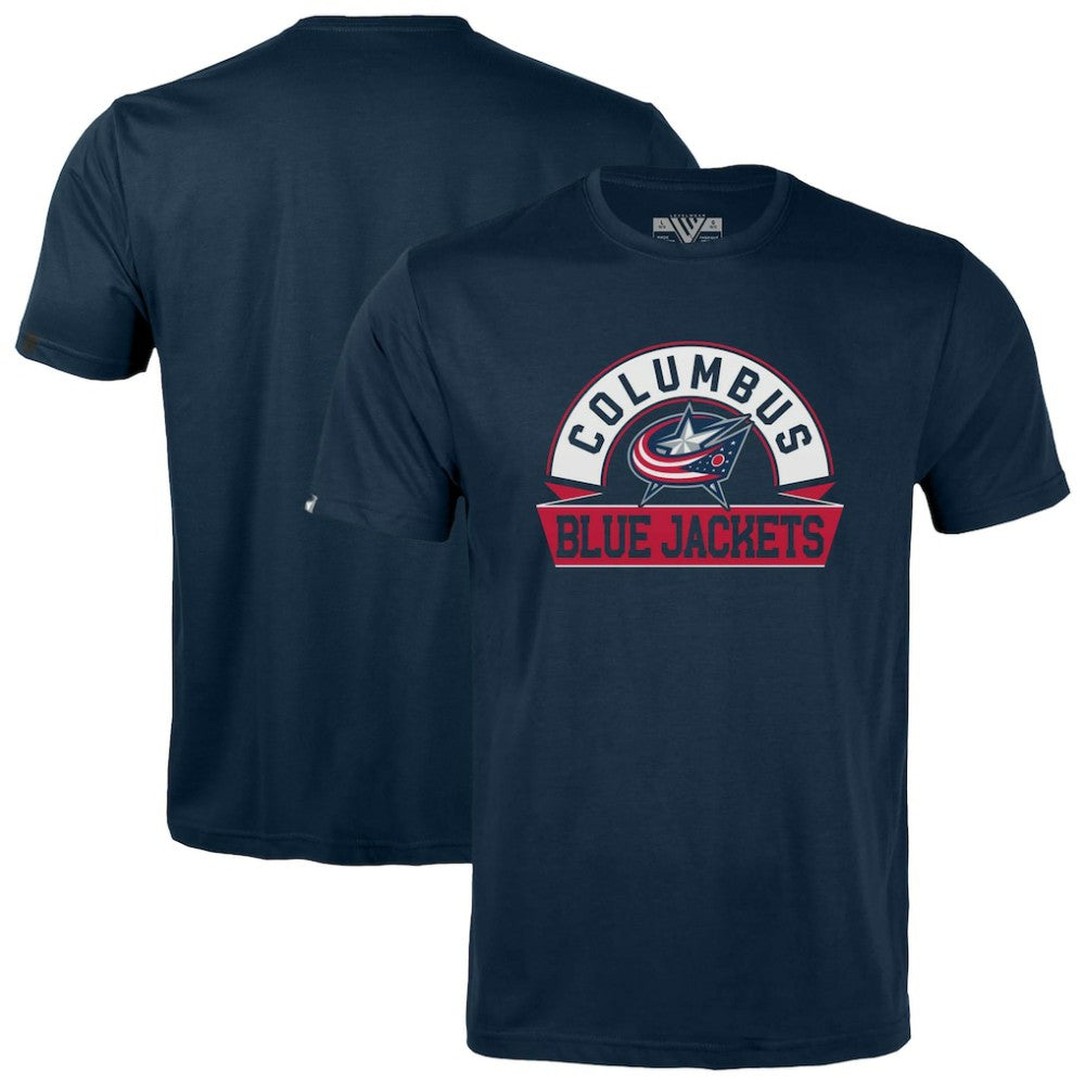 Columbus Blue Jackets Levelwear Youth Little Richmond Banner Arch T-Shirt -  NHL T-shirts