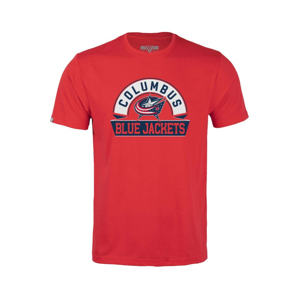 Columbus Blue Jackets Levelwear Youth Little Richmond Banner Arch T-Shirt -  NHL T-shirts