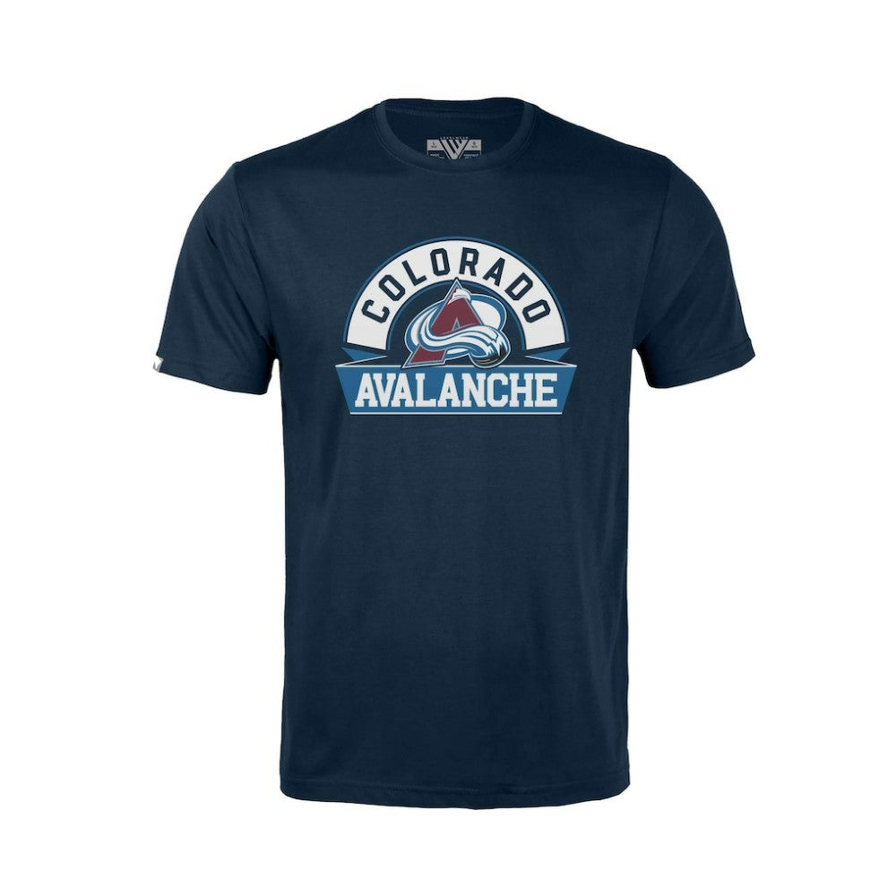 Colorado Avalanche Levelwear Youth Little Richmond Banner Arch T-Shirt -  NHL T-shirts