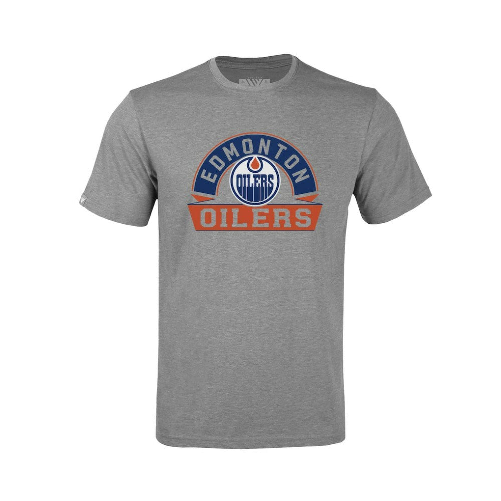 Edmonton Oilers Levelwear Youth Little Richmond Banner Arch T-Shirt -  NHL T-shirts