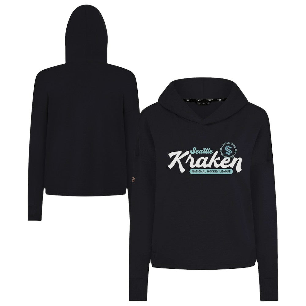 Seattle Kraken Levelwear Women's Sweet Monument Tri-Blend Cropped Pullover Hoodie -  NHL Hoodies