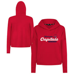 Washington Capitals Levelwear Women's Sweet Monument Tri-Blend Cropped Pullover Hoodie -  NHL Hoodies