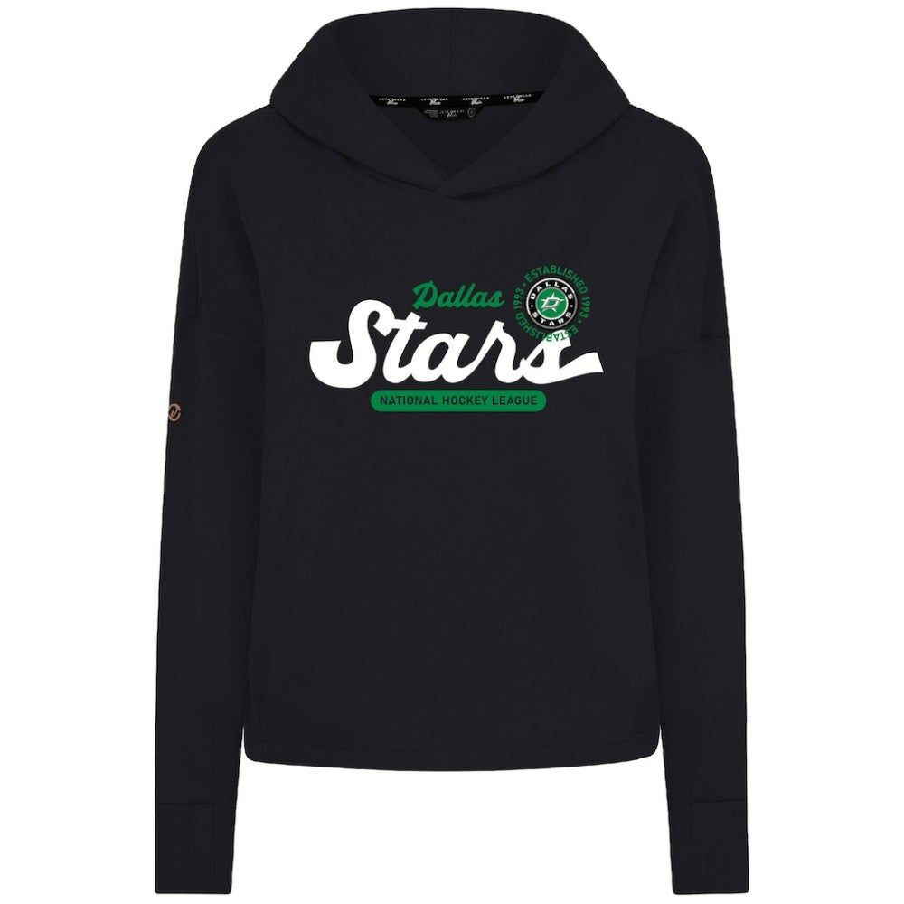 Dallas Stars Levelwear Women's Sweet Monument Tri-Blend Cropped Pullover Hoodie -  NHL Hoodies
