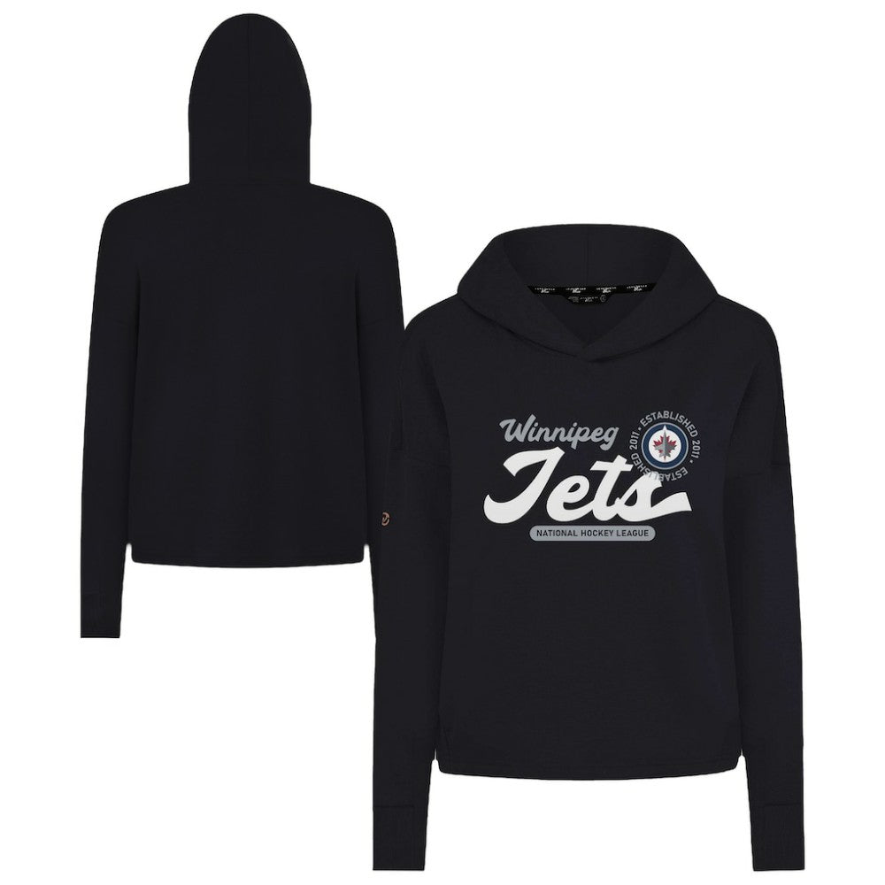 Winnipeg Jets Levelwear Women's Sweet Monument Tri-Blend Cropped Pullover Hoodie -  NHL Hoodies