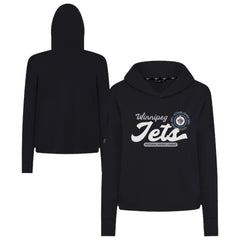Winnipeg Jets Levelwear Women's Sweet Monument Tri-Blend Cropped Pullover Hoodie -  NHL Hoodies