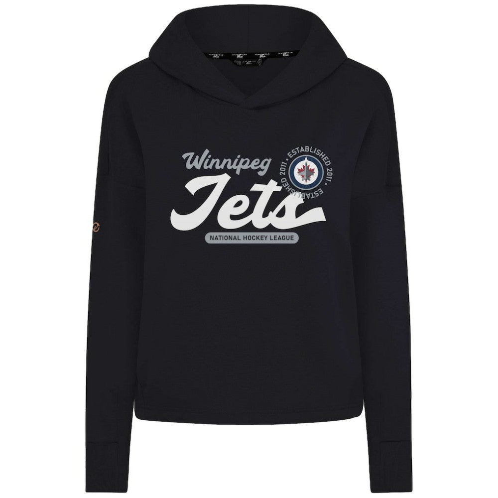 Winnipeg Jets Levelwear Women's Sweet Monument Tri-Blend Cropped Pullover Hoodie -  NHL Hoodies