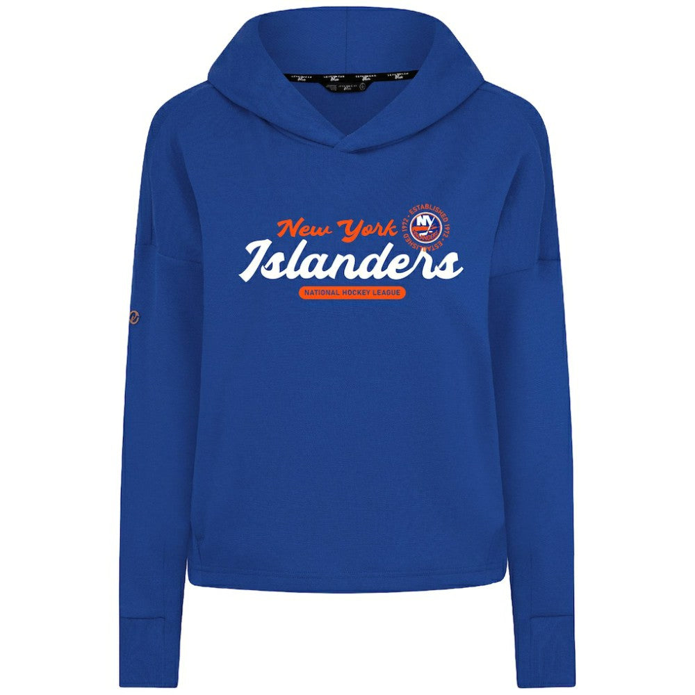 New York Islanders Levelwear Women's Sweet Monument Tri-Blend Cropped Pullover Hoodie -  NHL Hoodies
