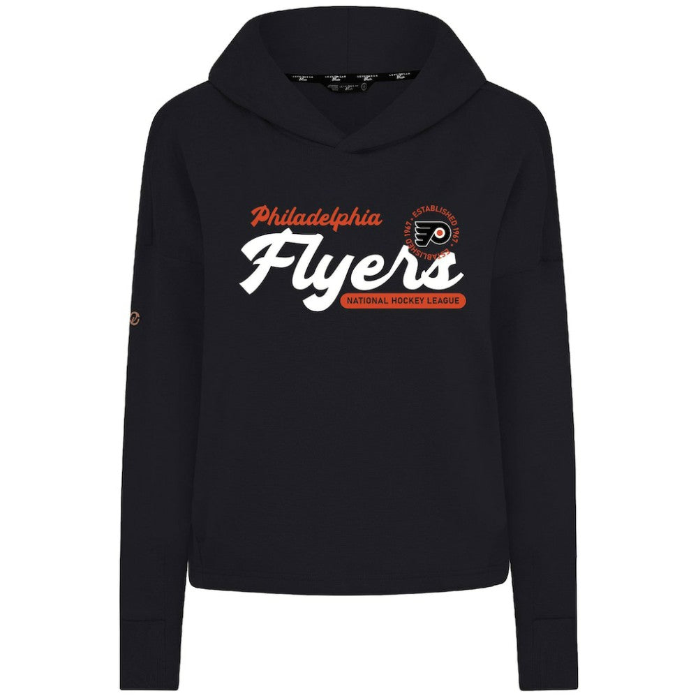 Philadelphia Flyers Levelwear Women's Sweet Monument Tri-Blend Cropped Pullover Hoodie -  NHL Hoodies