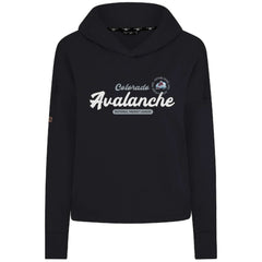 Colorado Avalanche Levelwear Women's Sweet Monument Tri-Blend Cropped Pullover Hoodie -  NHL Hoodies