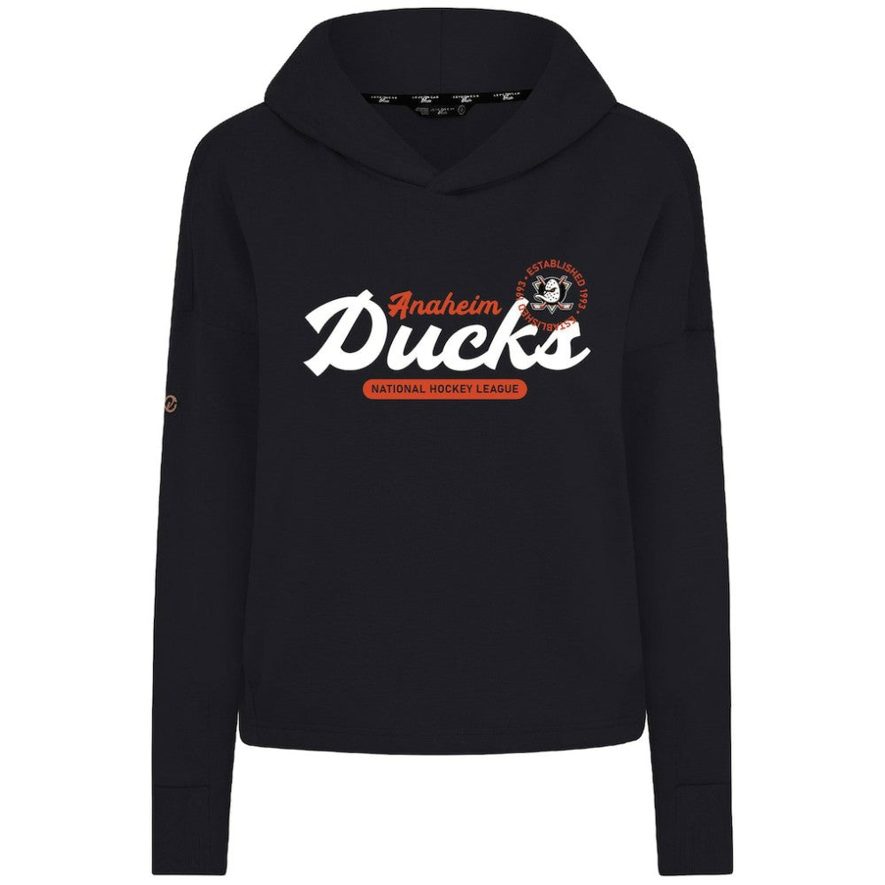 Anaheim Ducks Levelwear Women's Sweet Monument Tri-Blend Cropped Pullover Hoodie -  NHL Hoodies
