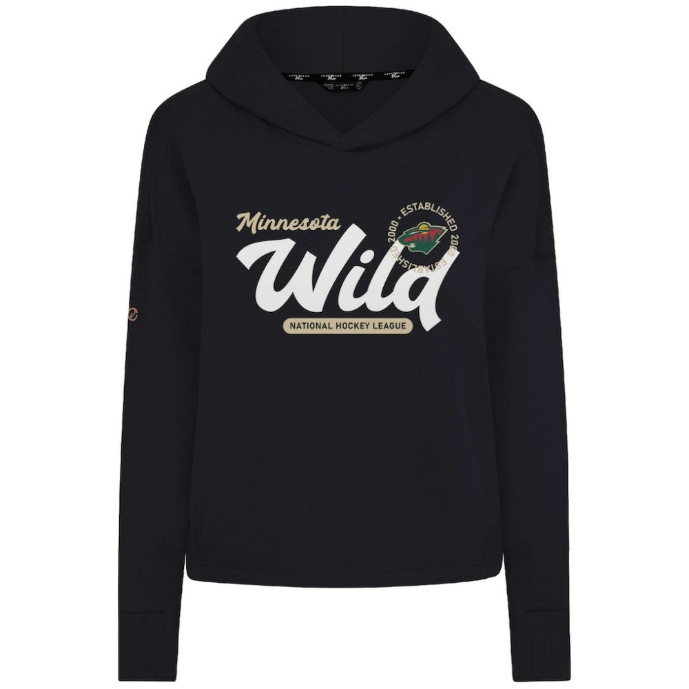 Minnesota Wild Levelwear Women's Sweet Monument Tri-Blend Cropped Pullover Hoodie -  NHL Hoodies