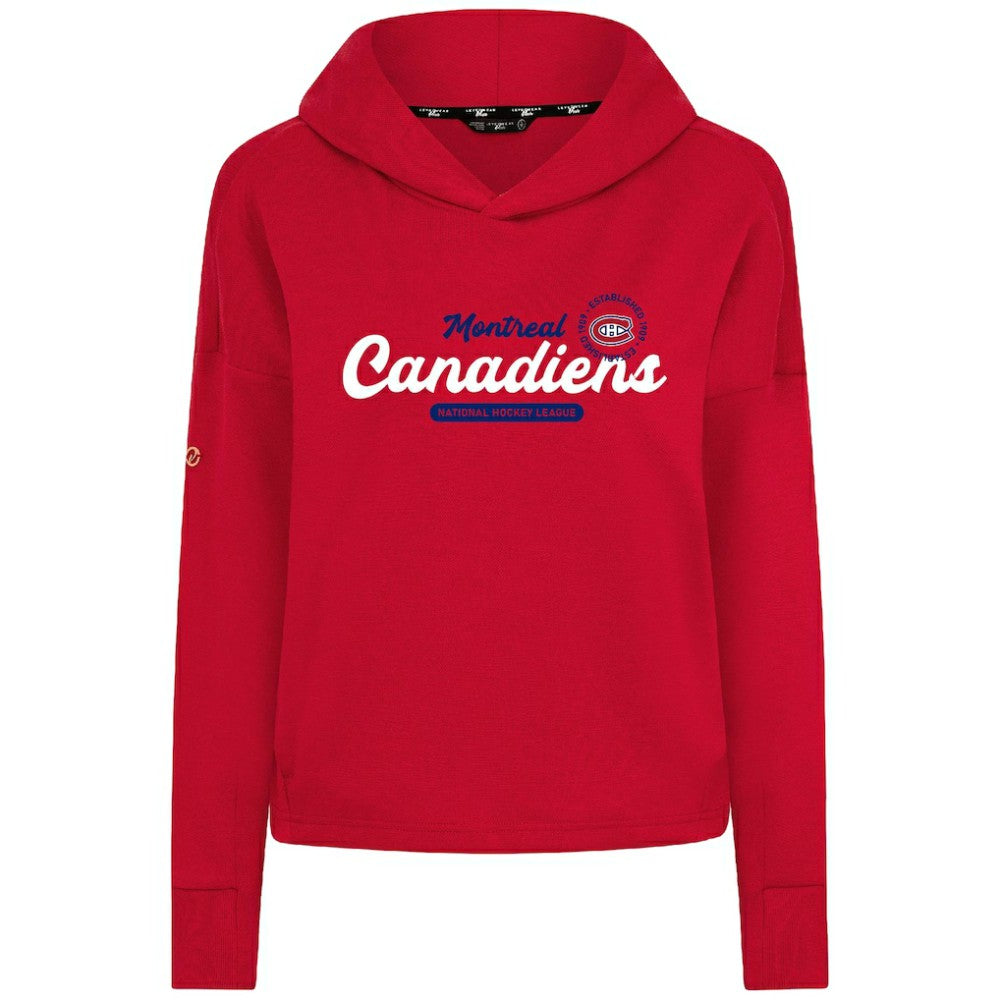 Montreal Canadiens Levelwear Women's Sweet Monument Tri-Blend Cropped Pullover Hoodie -  NHL Hoodies