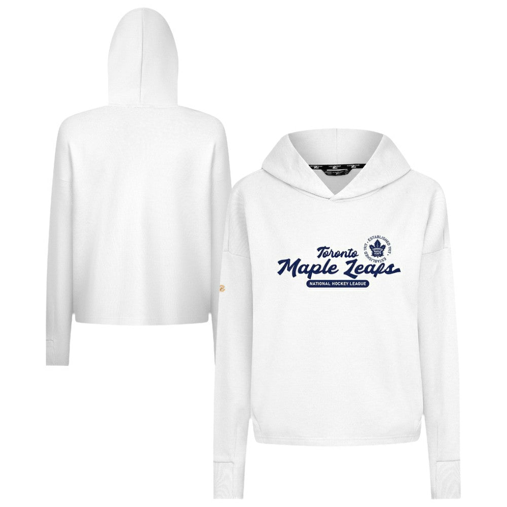 Toronto Maple Leafs Levelwear Women's Sweet Monument Tri-Blend Cropped Pullover Hoodie -  NHL Hoodies
