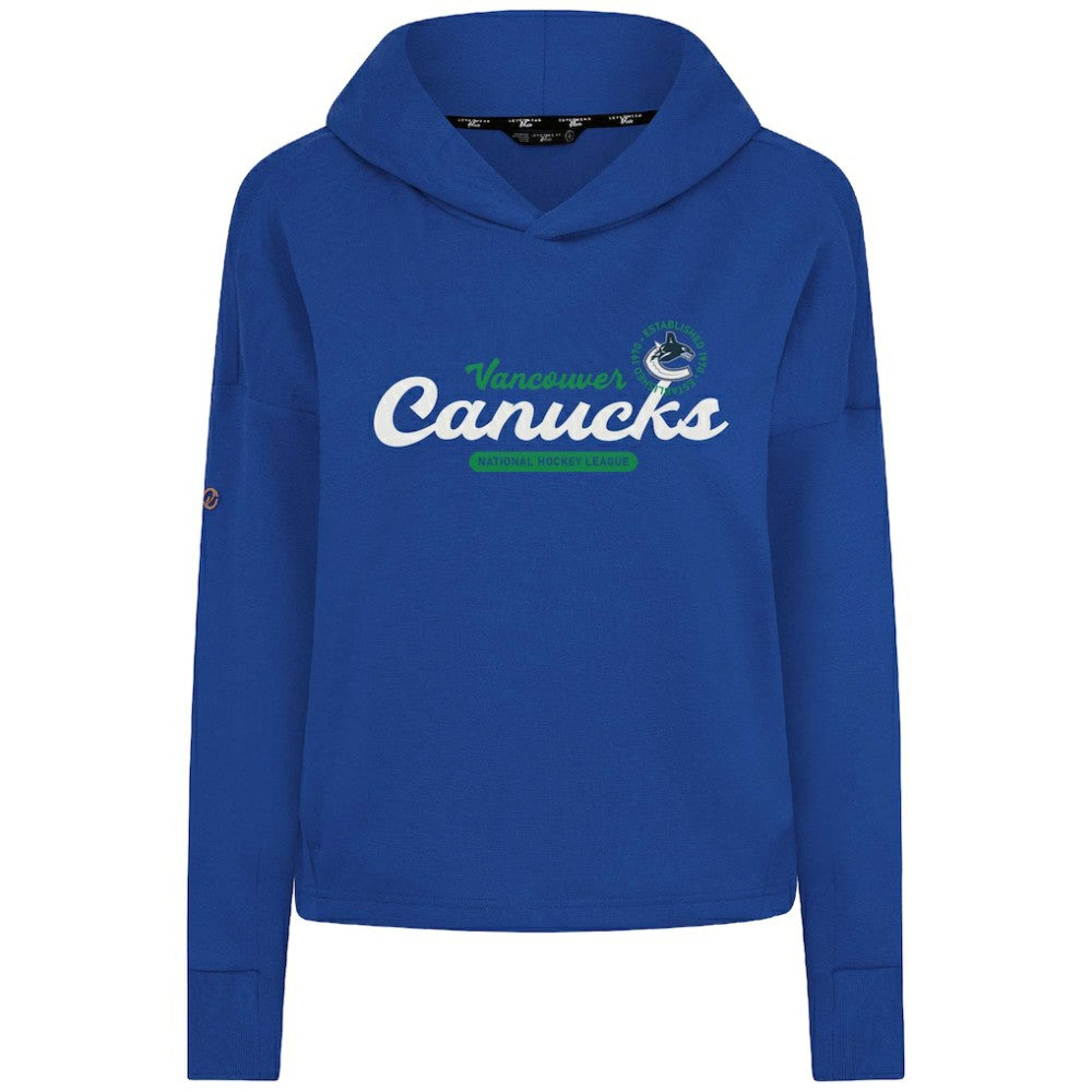 Vancouver Canucks Levelwear Women's Sweet Monument Tri-Blend Cropped Pullover Hoodie -  NHL Hoodies