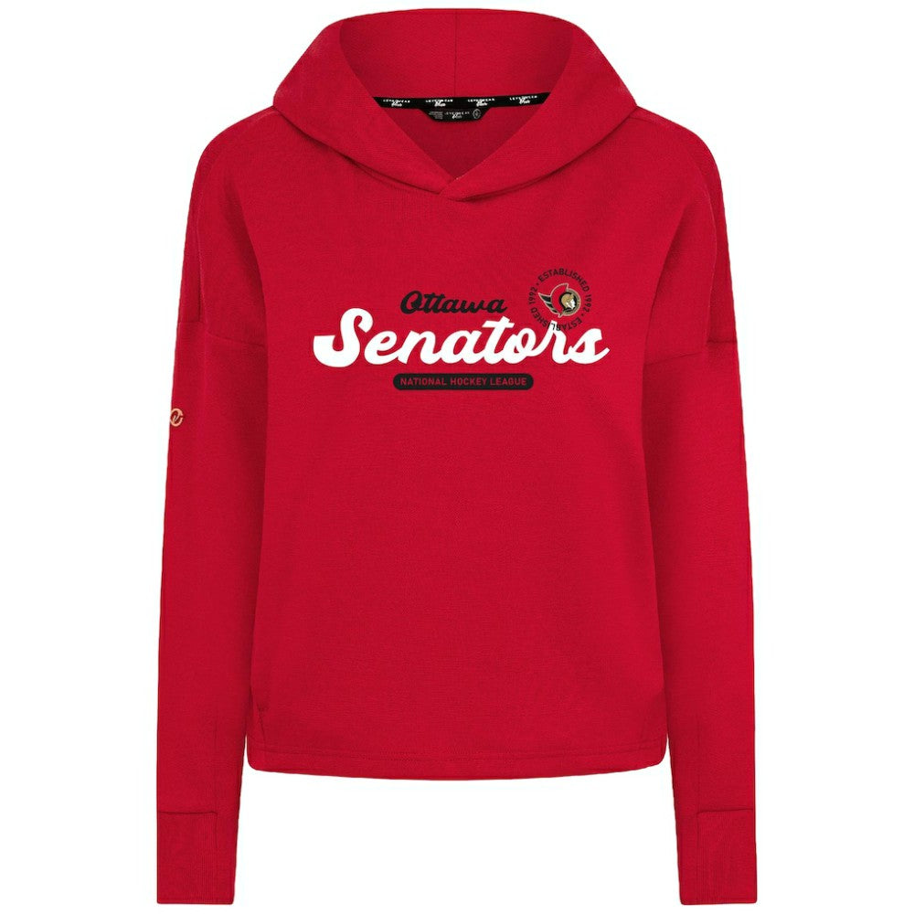 Ottawa Senators Levelwear Women's Sweet Monument Tri-Blend Cropped Pullover Hoodie -  NHL Hoodies