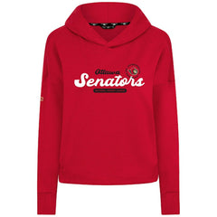 Ottawa Senators Levelwear Women's Sweet Monument Tri-Blend Cropped Pullover Hoodie -  NHL Hoodies