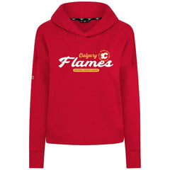 Calgary Flames Levelwear Women's Sweet Monument Tri-Blend Cropped Pullover Hoodie -  NHL Hoodies
