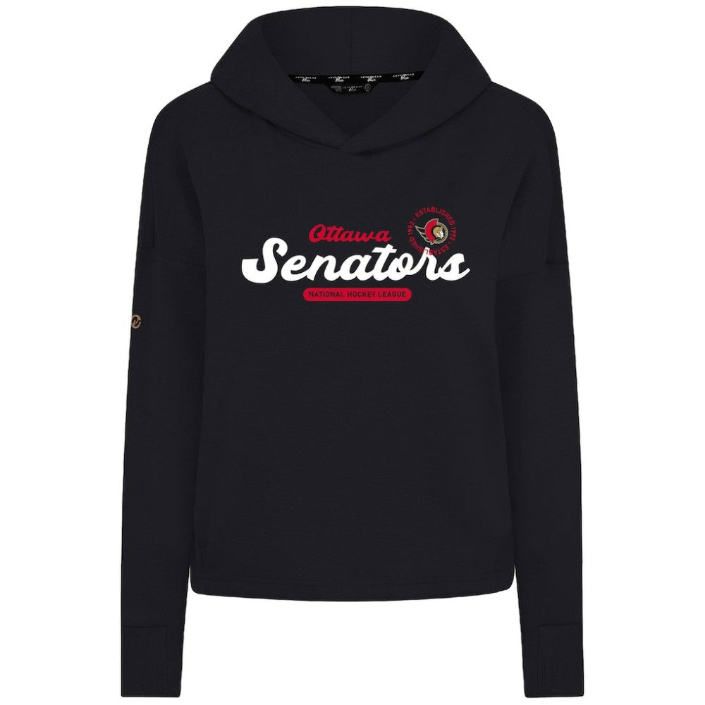 Ottawa Senators Levelwear Women's Sweet Monument Tri-Blend Cropped Pullover Hoodie -  NHL Hoodies
