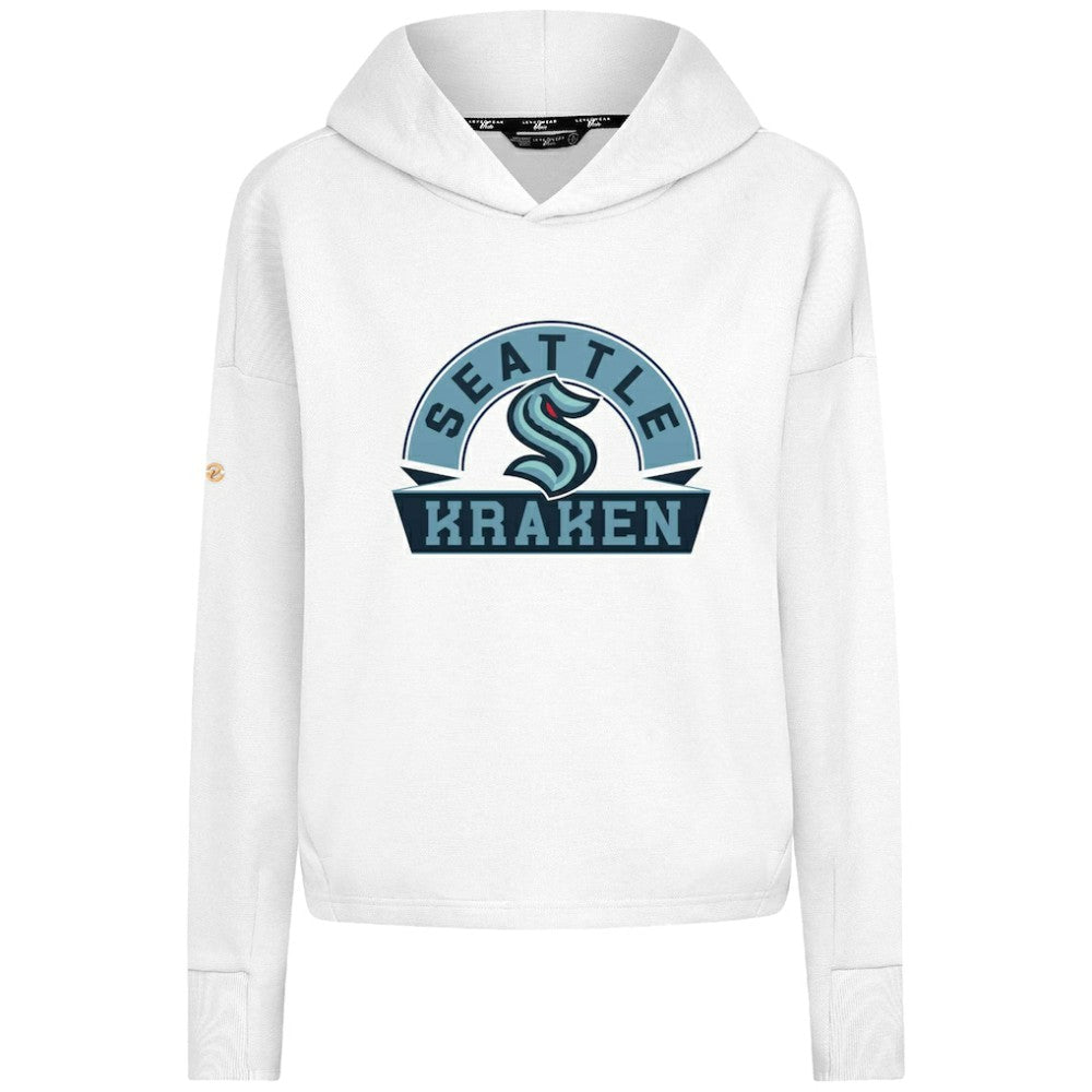 Seattle Kraken Levelwear Women's Sweet Banner Arch Tri-Blend Cropped Pullover Hoodie -  NHL Hoodies