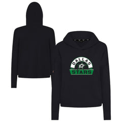 Dallas Stars Levelwear Women's Sweet Banner Arch Tri-Blend Cropped Pullover Hoodie -  NHL Hoodies