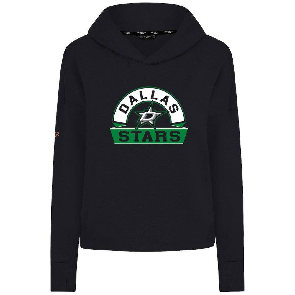 Dallas Stars Levelwear Women's Sweet Banner Arch Tri-Blend Cropped Pullover Hoodie -  NHL Hoodies