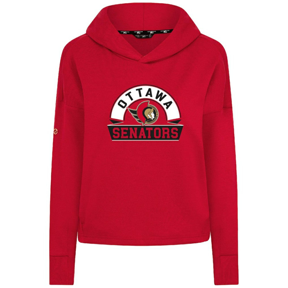 Ottawa Senators Levelwear Women's Sweet Banner Arch Tri-Blend Cropped Pullover Hoodie -  NHL Hoodies