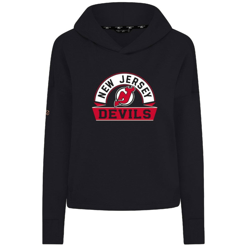 New Jersey Devils Levelwear Women's Sweet Banner Arch Tri-Blend Cropped Pullover Hoodie -  NHL Jerseys