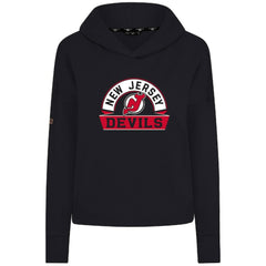 New Jersey Devils Levelwear Women's Sweet Banner Arch Tri-Blend Cropped Pullover Hoodie -  NHL Jerseys