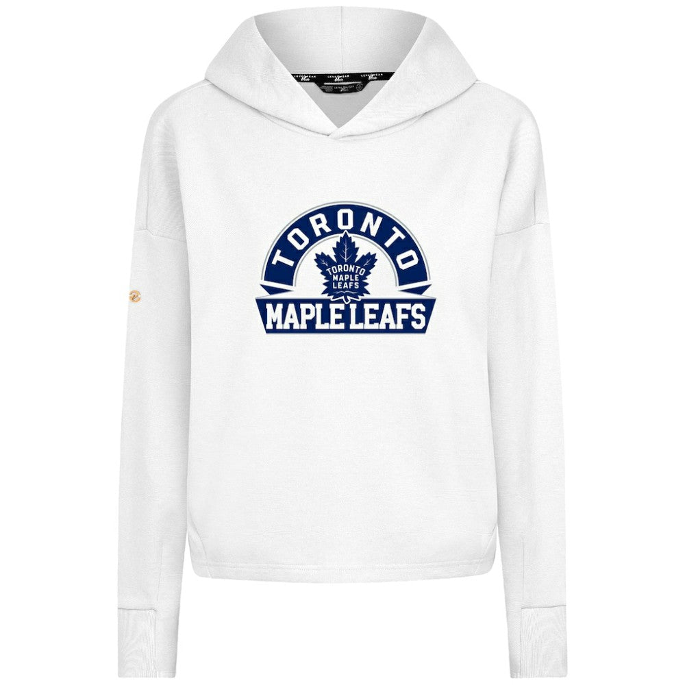 Toronto Maple Leafs Levelwear Women's Sweet Banner Arch Tri-Blend Cropped Pullover Hoodie -  NHL Hoodies