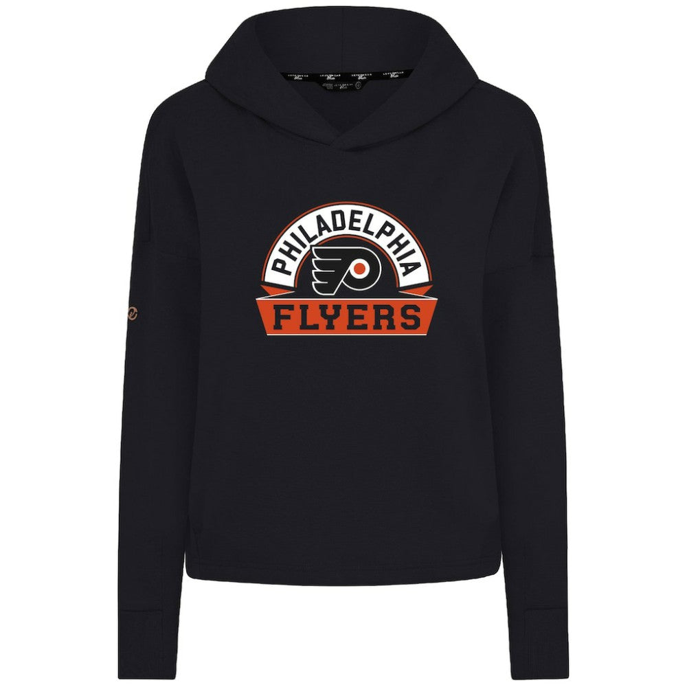 Philadelphia Flyers Levelwear Women's Sweet Banner Arch Tri-Blend Cropped Pullover Hoodie -  NHL Hoodies