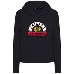 Chicago Blackhawks Levelwear Women's Sweet Banner Arch Tri-Blend Cropped Pullover Hoodie -  NHL Hoodies