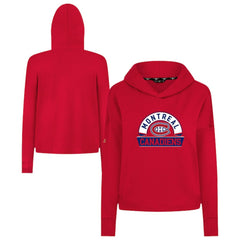 Montreal Canadiens Levelwear Women's Sweet Banner Arch Tri-Blend Cropped Pullover Hoodie -  NHL Hoodies