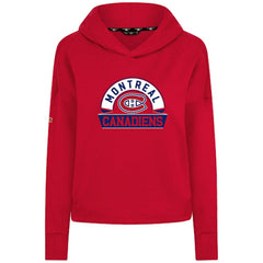 Montreal Canadiens Levelwear Women's Sweet Banner Arch Tri-Blend Cropped Pullover Hoodie -  NHL Hoodies
