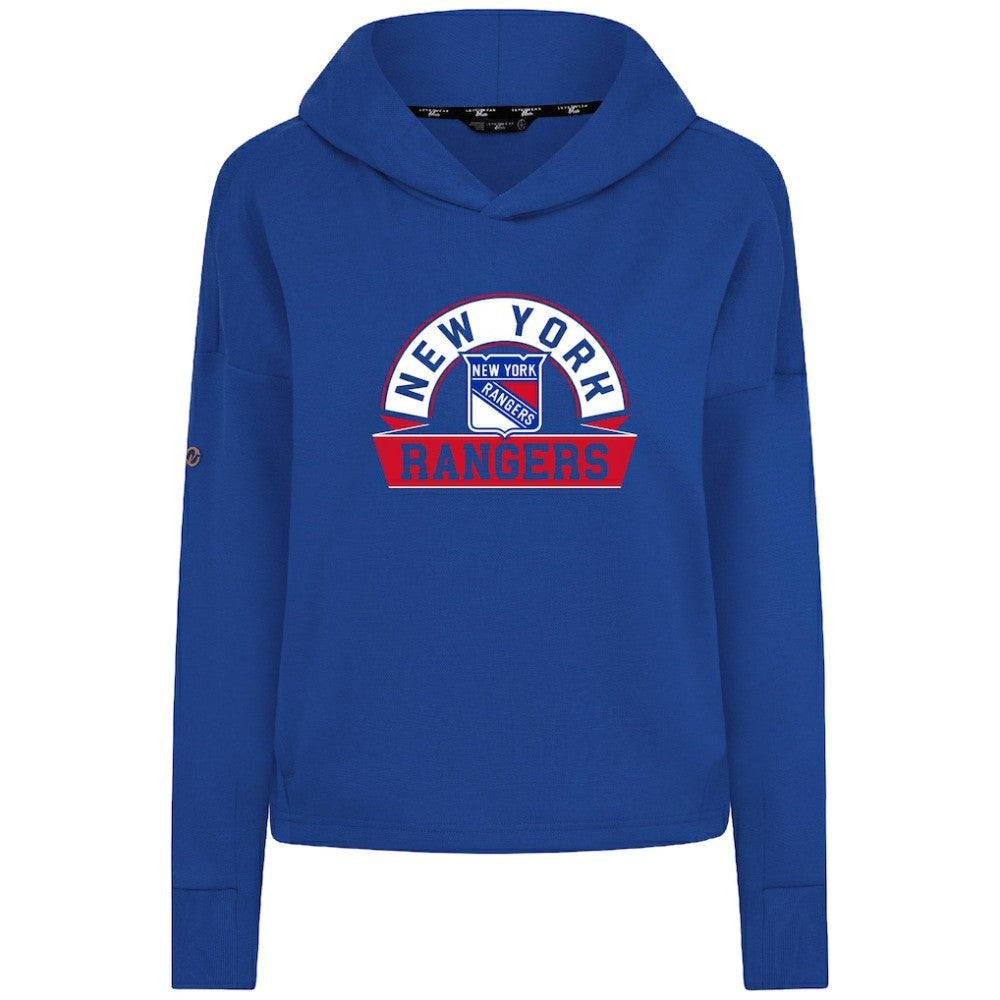 New York Rangers Levelwear Women's Sweet Banner Arch Tri-Blend Cropped Pullover Hoodie -  NHL Hoodies
