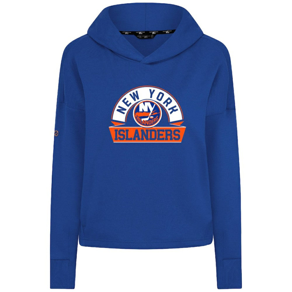 New York Islanders Levelwear Women's Sweet Banner Arch Tri-Blend Cropped Pullover Hoodie -  NHL Hoodies