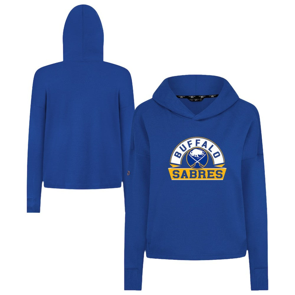 Buffalo Sabres Levelwear Women's Sweet Banner Arch Tri-Blend Cropped Pullover Hoodie -  NHL Hoodies