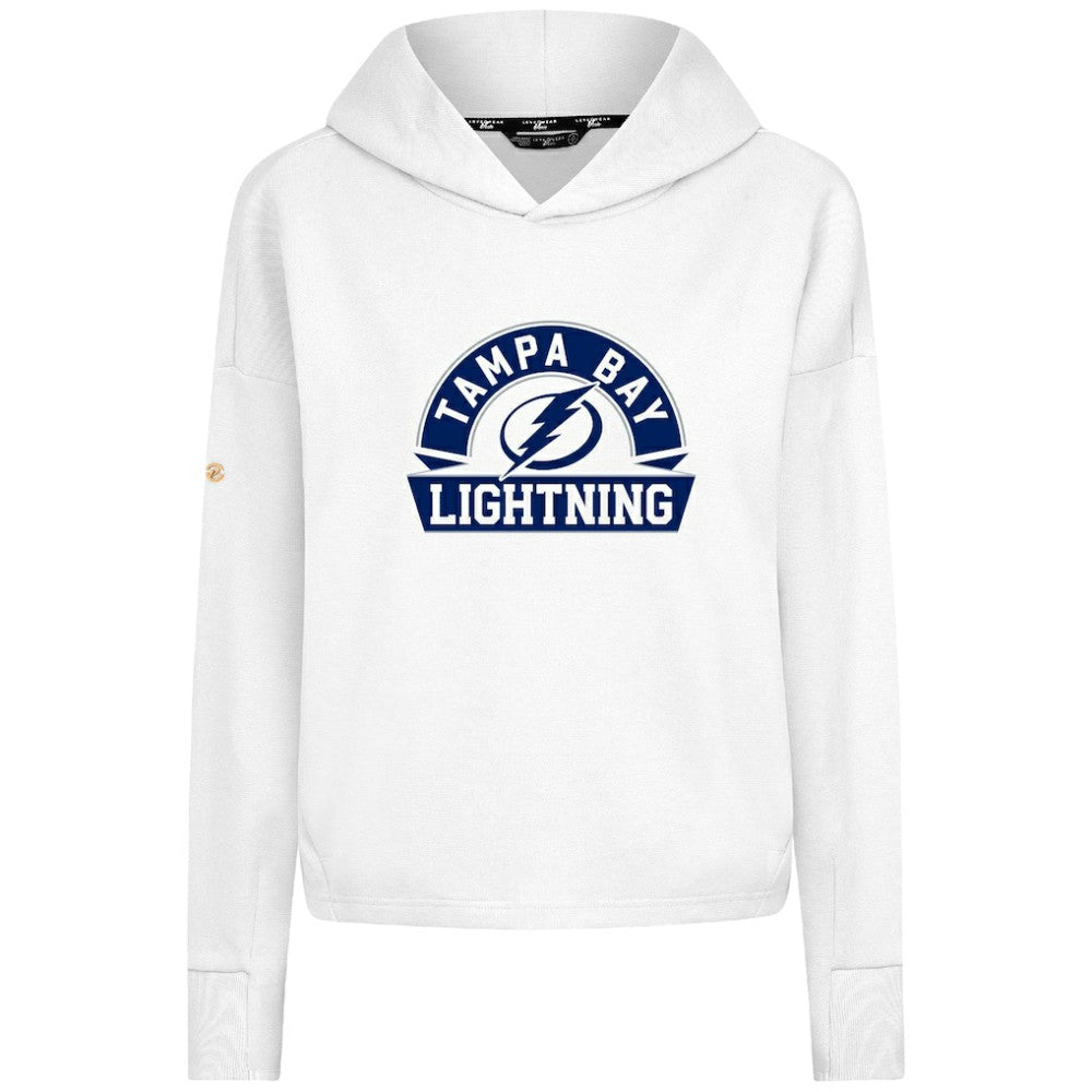 Tampa Bay Lightning Levelwear Women's Sweet Banner Arch Tri-Blend Cropped Pullover Hoodie -  NHL Hoodies