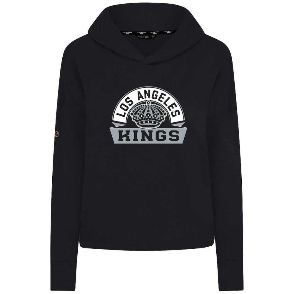Los Angeles Kings Levelwear Women's Sweet Banner Arch Tri-Blend Cropped Pullover Hoodie -  NHL Hoodies