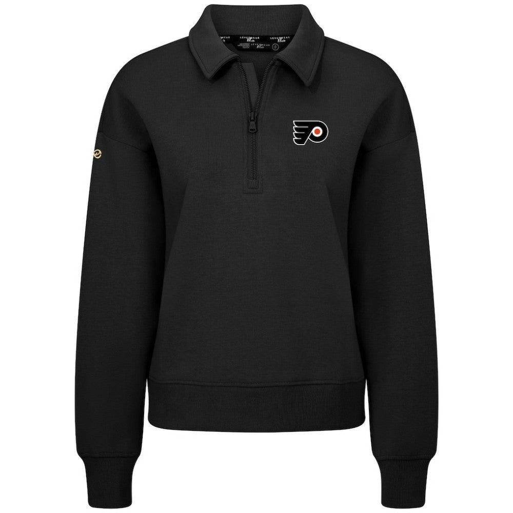 Philadelphia Flyers Levelwear Women's Canmore Quarter-Zip Pullover -  NHL Pullover