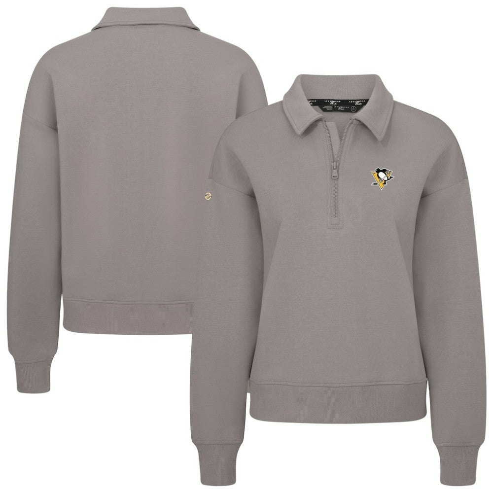 Pittsburgh Penguins Levelwear Women's Canmore Quarter-Zip Pullover -  NHL Pullover