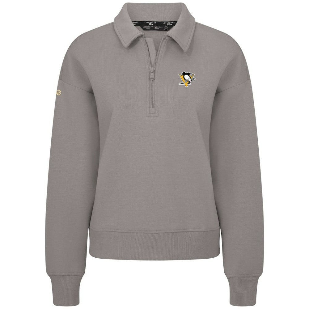 Pittsburgh Penguins Levelwear Women's Canmore Quarter-Zip Pullover -  NHL Pullover