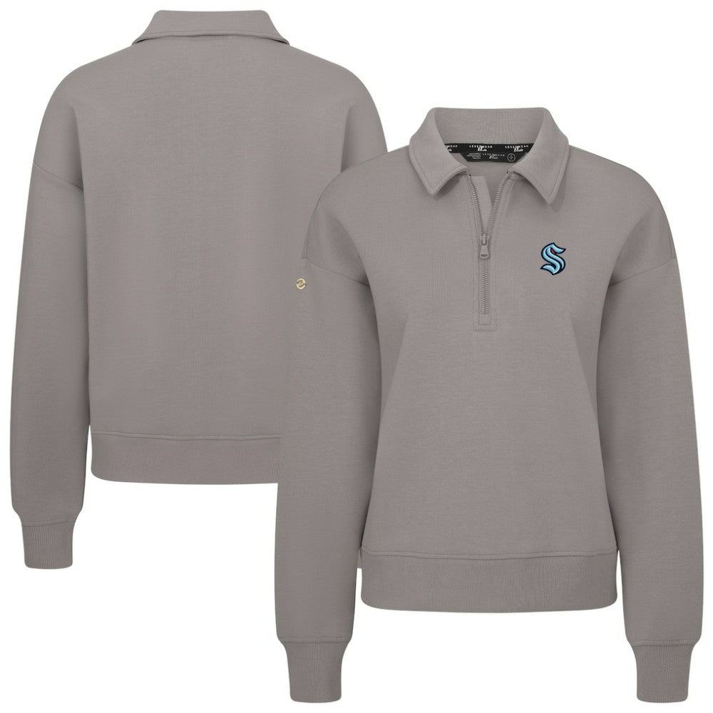 Seattle Kraken Levelwear Women's Canmore Quarter-Zip Pullover -  NHL Pullover