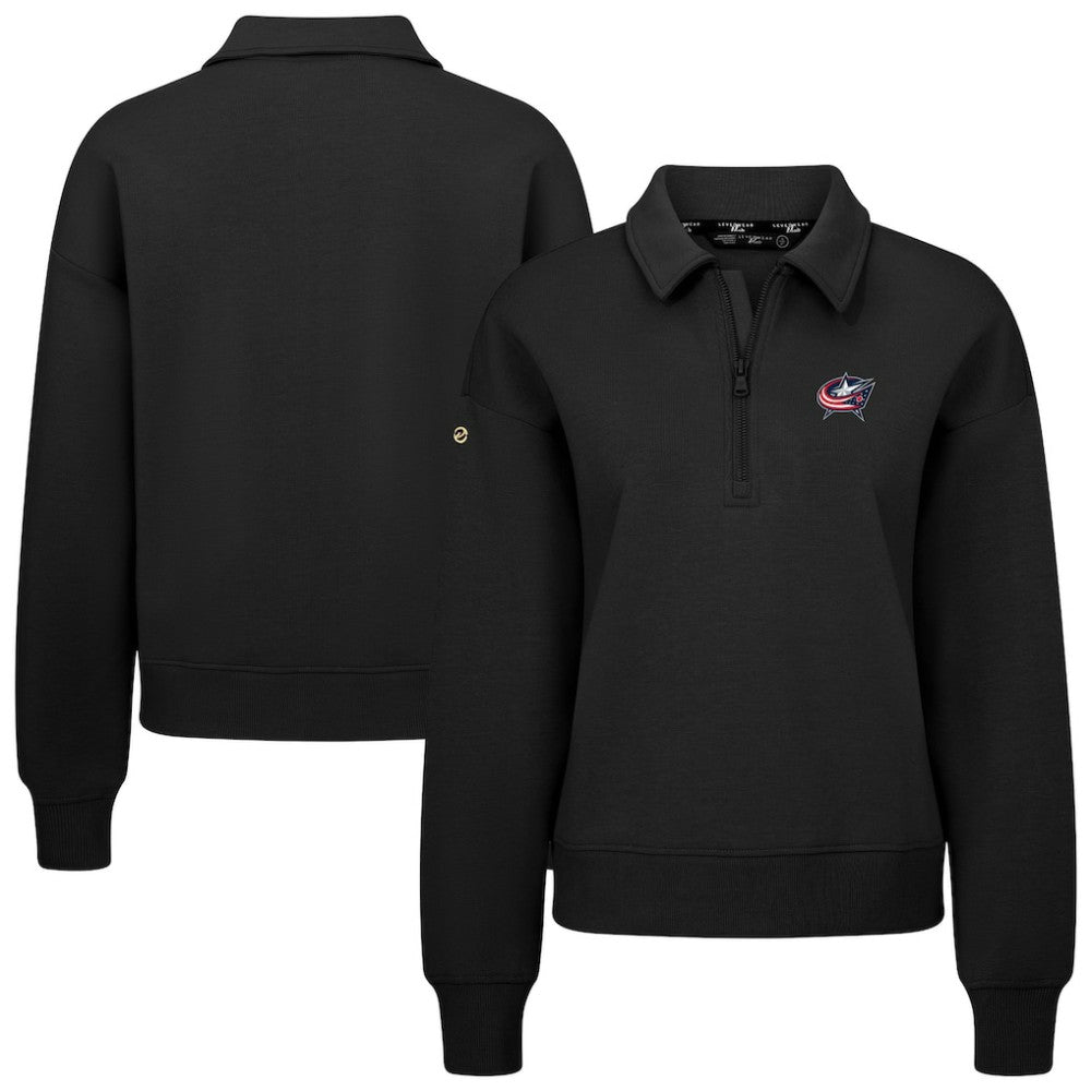 Columbus Blue Jackets Levelwear Women's Canmore Quarter-Zip Pullover -  NHL Pullover