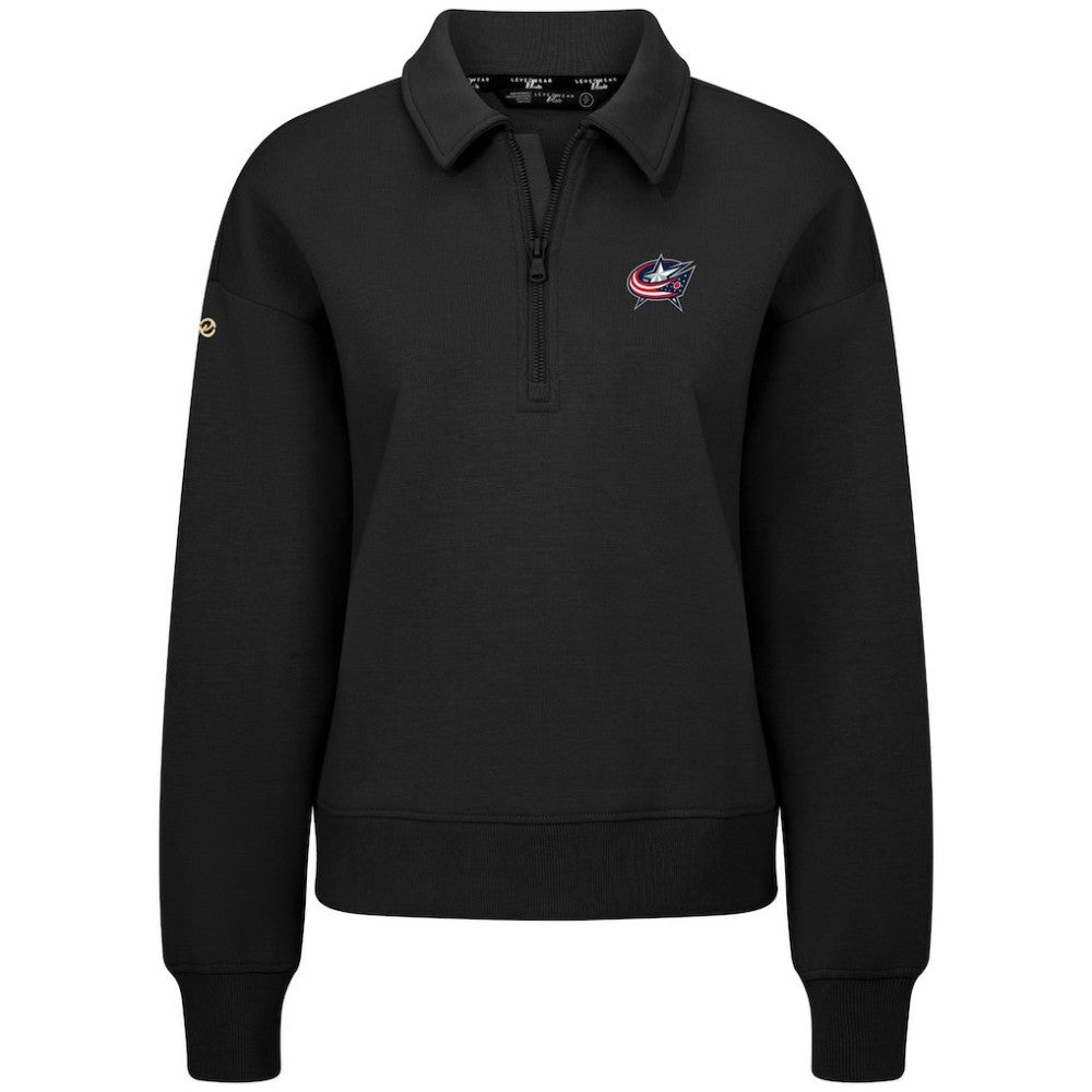 Columbus Blue Jackets Levelwear Women's Canmore Quarter-Zip Pullover -  NHL Pullover