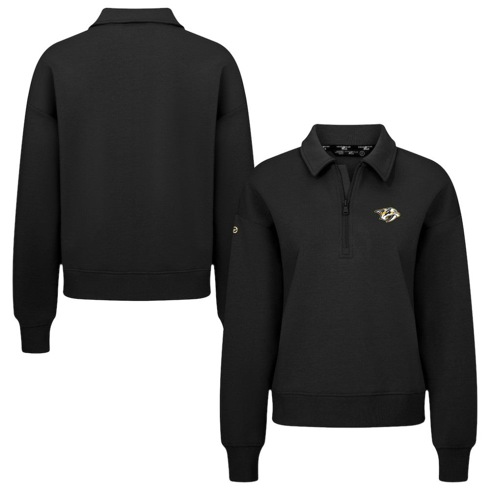 Nashville Predators Levelwear Women's Canmore Quarter-Zip Pullover -  NHL Pullover
